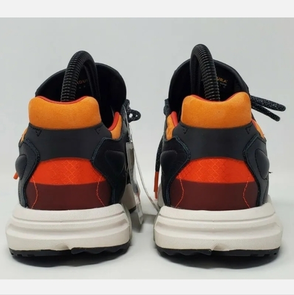 Adidas ZX Torison Men's Size 5 EE5553 Core Black Orange Bold Green Sneakers New - Picture 6 of 12